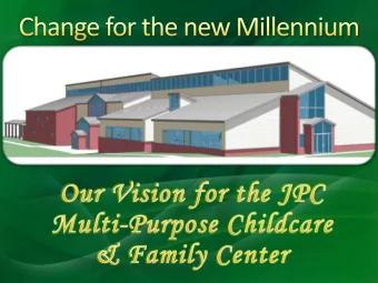 8 classrooms  7 offices  2 conference  Commercial  rooms  Kitchen Continuous Assessment  Develop