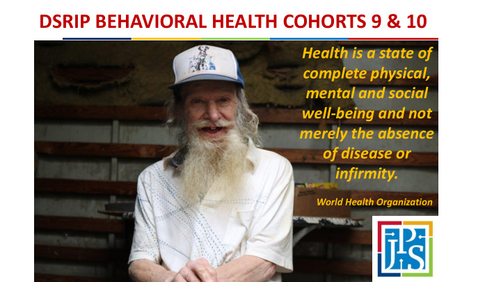 dsrip behavioral health cohorts 9 10