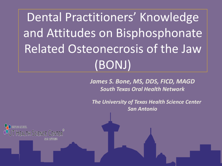 dental practitioners knowledge and attitudes on