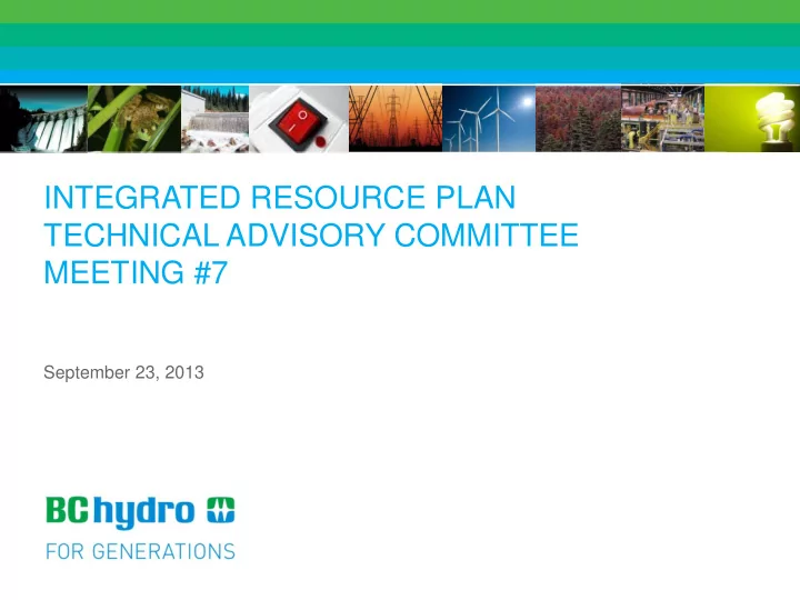 technical advisory committee