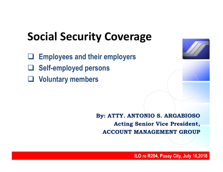 social security coverage