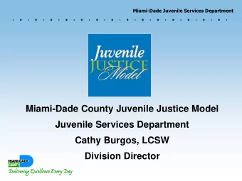 Division Director  Miami-Dade Juvenile Services Department  Florida, United States  Total