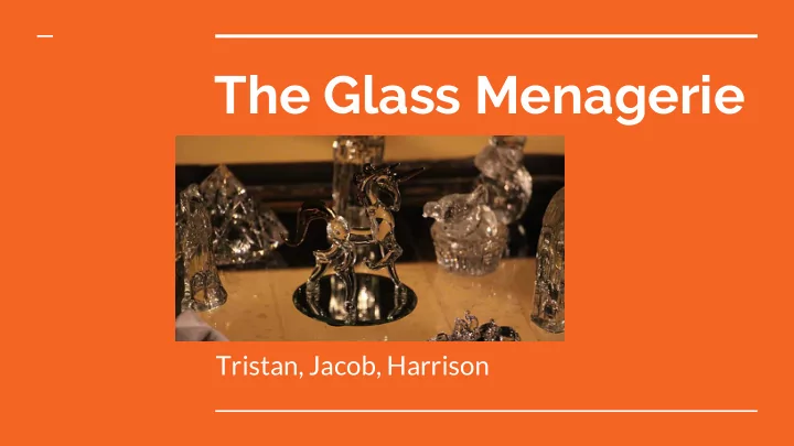 the glass menagerie