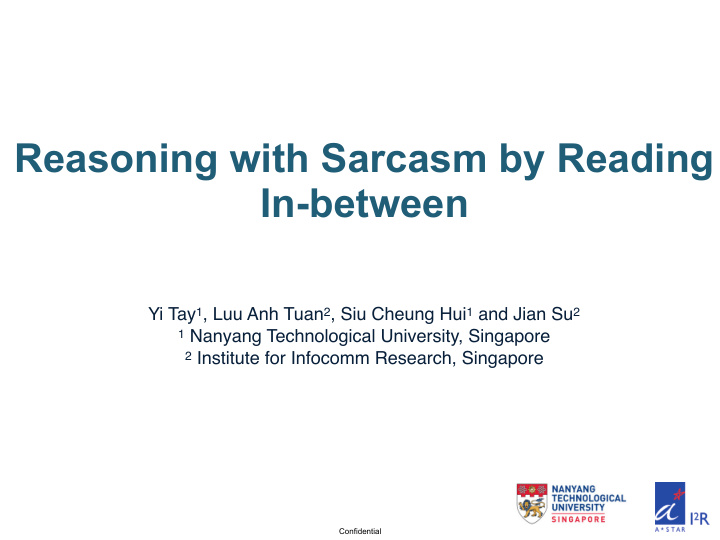 reasoning with sarcasm by reading in between