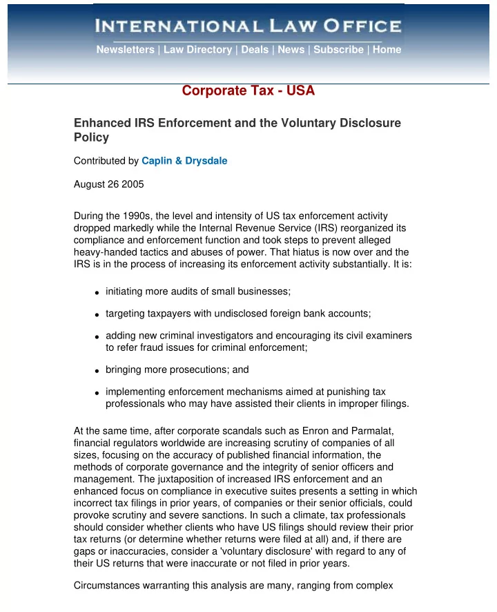 corporate tax usa