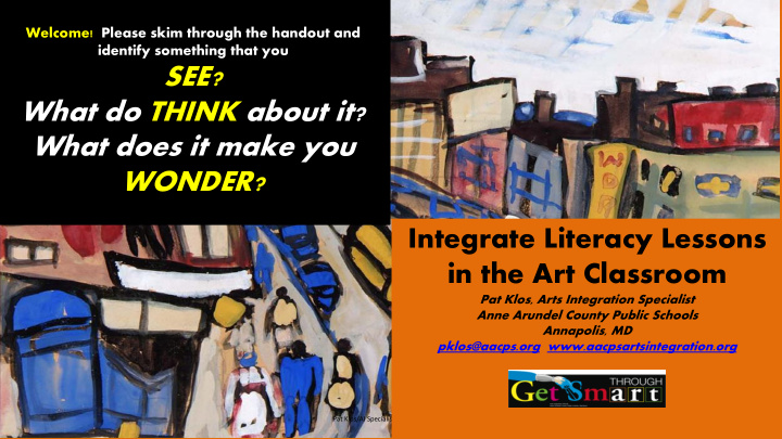integrate literacy lessons