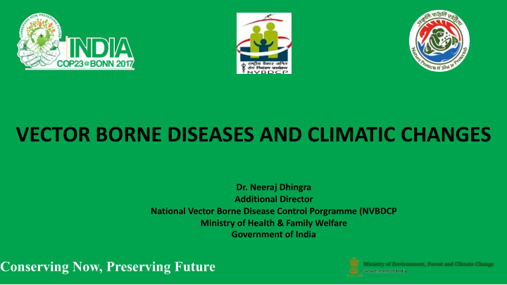 vector borne diseases and climatic changes