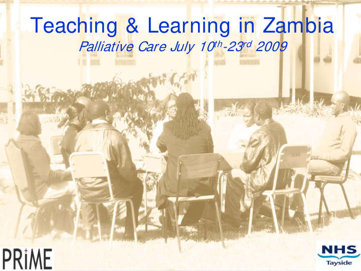 teaching learning in zambia