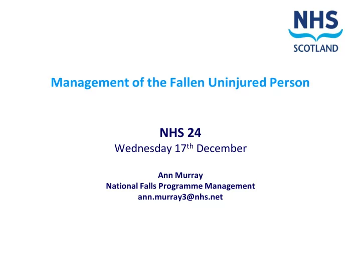 nhs 24