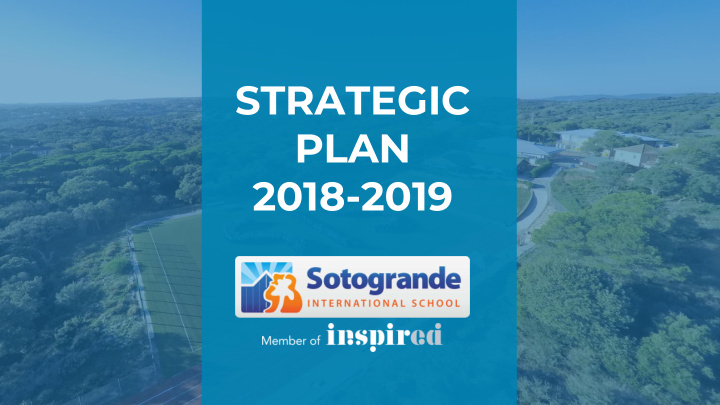 strategic plan 2018 2019 achievements of 2017 2018
