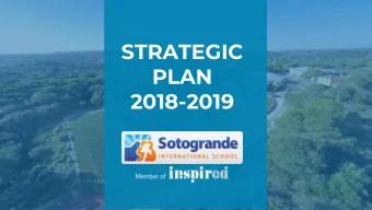 STRATEGIC  PLAN  2018-2019  ACHIEVEMENTS OF  2017-2018  Outstanding exam results - 34 APS, 2