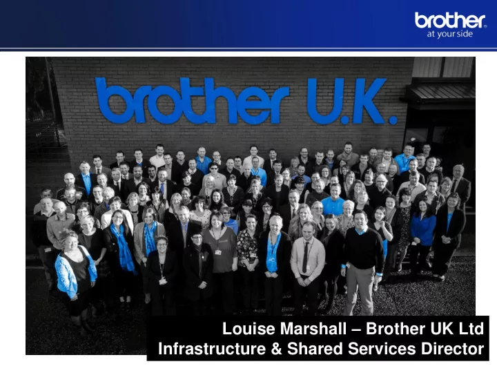 infrastructure shared services director infrastructure