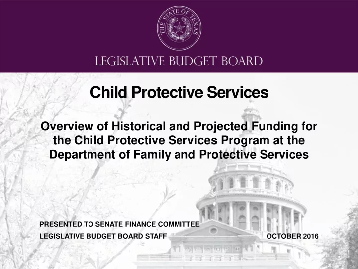 child protective services