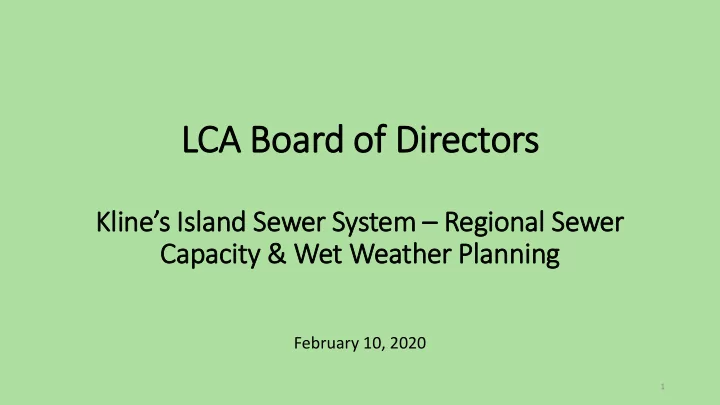 lca board of dir irectors