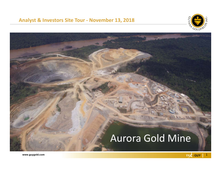 aurora gold mine