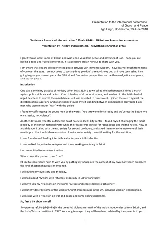 1  away from the inter-communal killing, rape and plunder. People living in Panjab at the time will