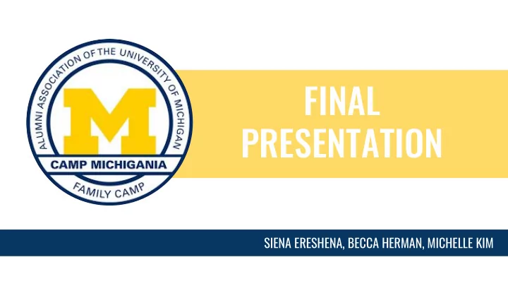 final presentation