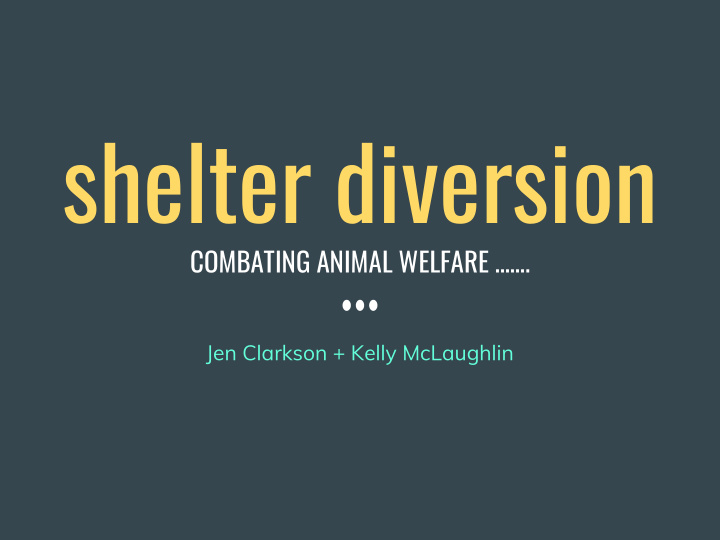 shelter diversion