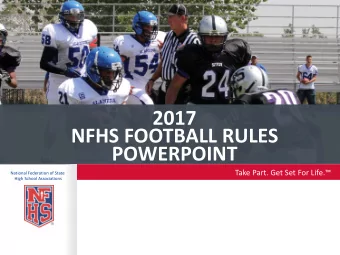 POWERPOINT Take Part. Get Set For Life.  National Federation of State  High School Associations
