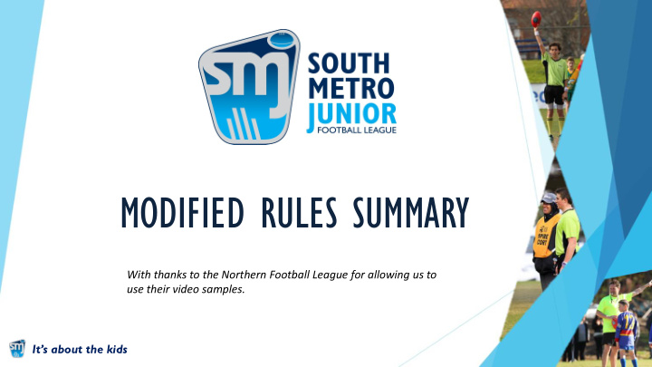 modified rules summary