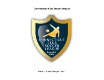 Connecticut Club Soccer League  www.ccsoccerleague.com  Connecticut Club  Soccer League  Welcome