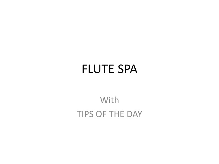 flute spa