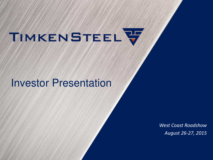 investor presentation