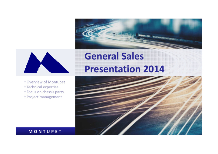 general sales presentation 2014