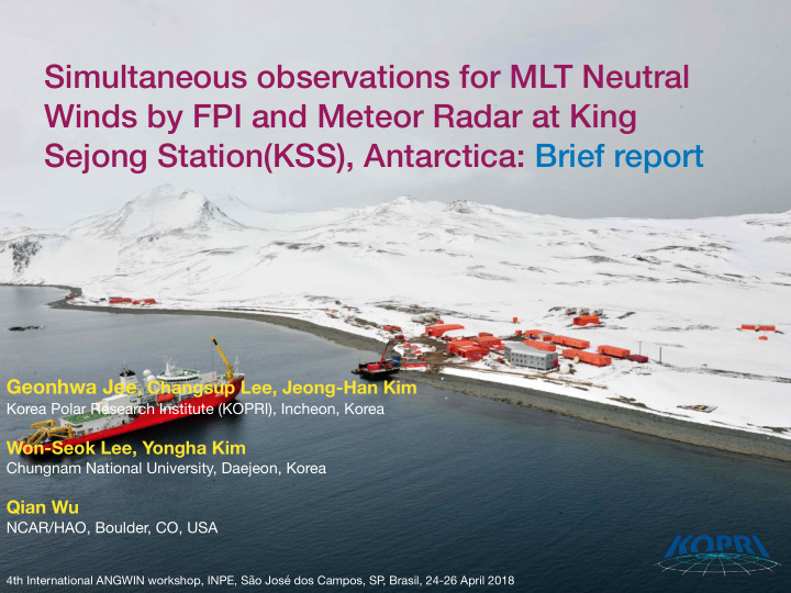 simultaneous observations for mlt neutral winds by fpi