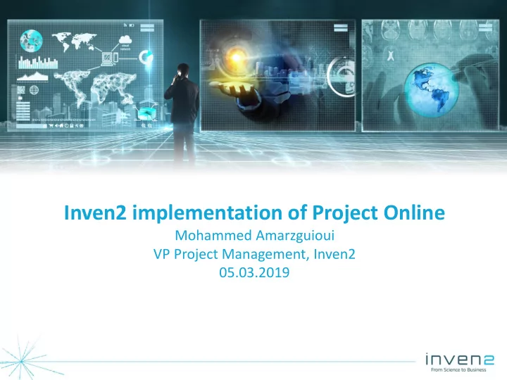 inven2 implementation of project online