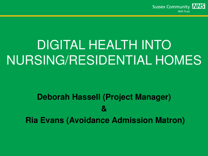 nursing residential homes