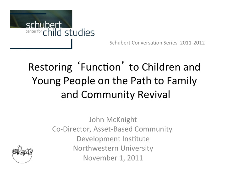 restoring func on to children and young people on the