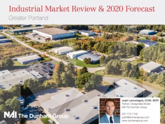 Welcome &amp; Thanks  Presentation Outline    Industrial Market Survey  Vacancy &amp; CAP