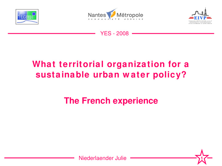 what territorial organization for a sustainable urban w