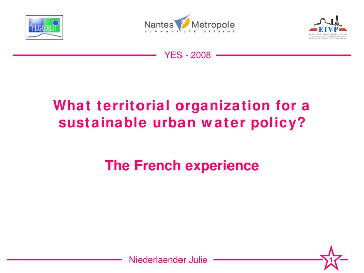 what territorial organization for a sustainable urban w