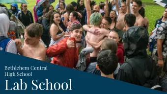 Lab School  Lab School  Founded in 1992    A small community within a large    school