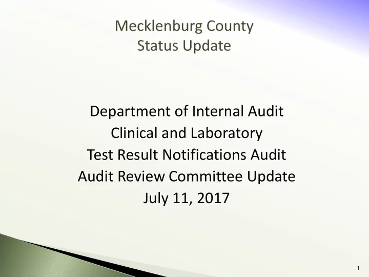 clinical and laboratory