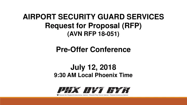 airport security guard services