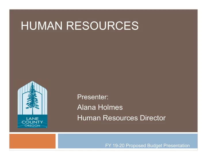 human resources