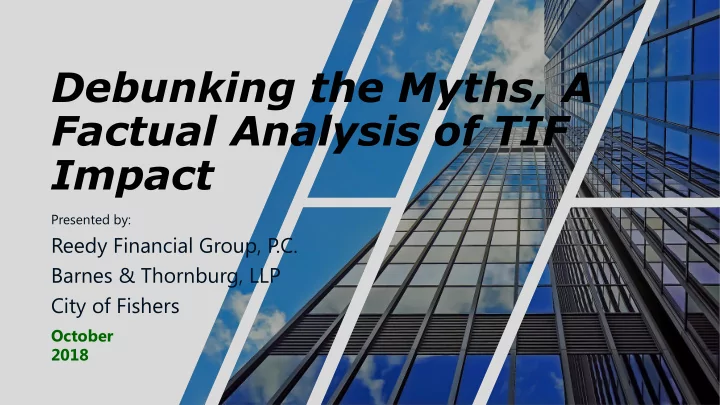 factual analysis of tif