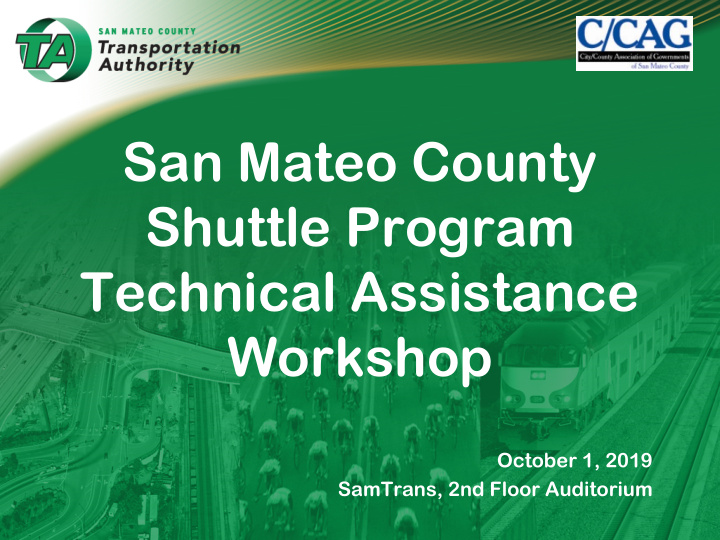 san mateo county shuttle program technical assistance