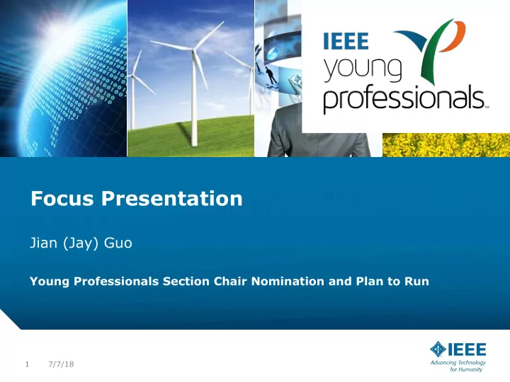 focus presentation