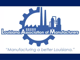 led to formation of two Working Groups around top priorities:    Marketing modern manufacturing