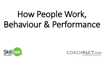 Behavio  iour &amp; Performance  Rethinking Stress  from an Exercise &amp; Nutrition Science