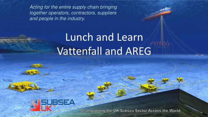 vattenfall and areg alliance presentation