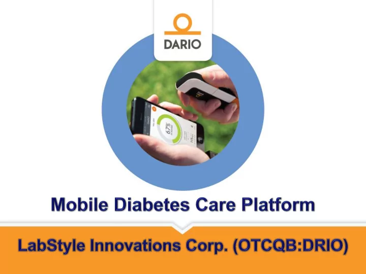 mydario com otcqb drio