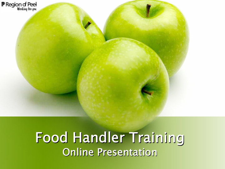food handler training food handler training food handler