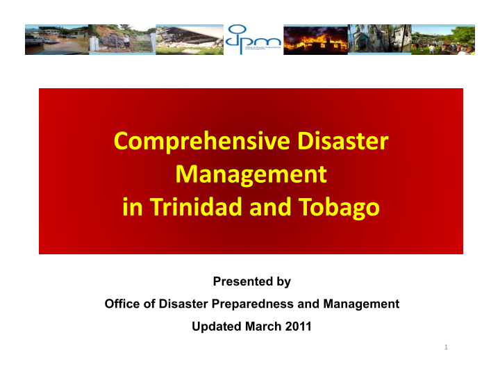 presented by office of disaster preparedness and