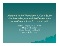 allergens in the workplace a case study of animal