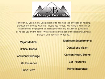 For over 30 years now, Design Benefits has had the privilege of helping  thousand of clients with